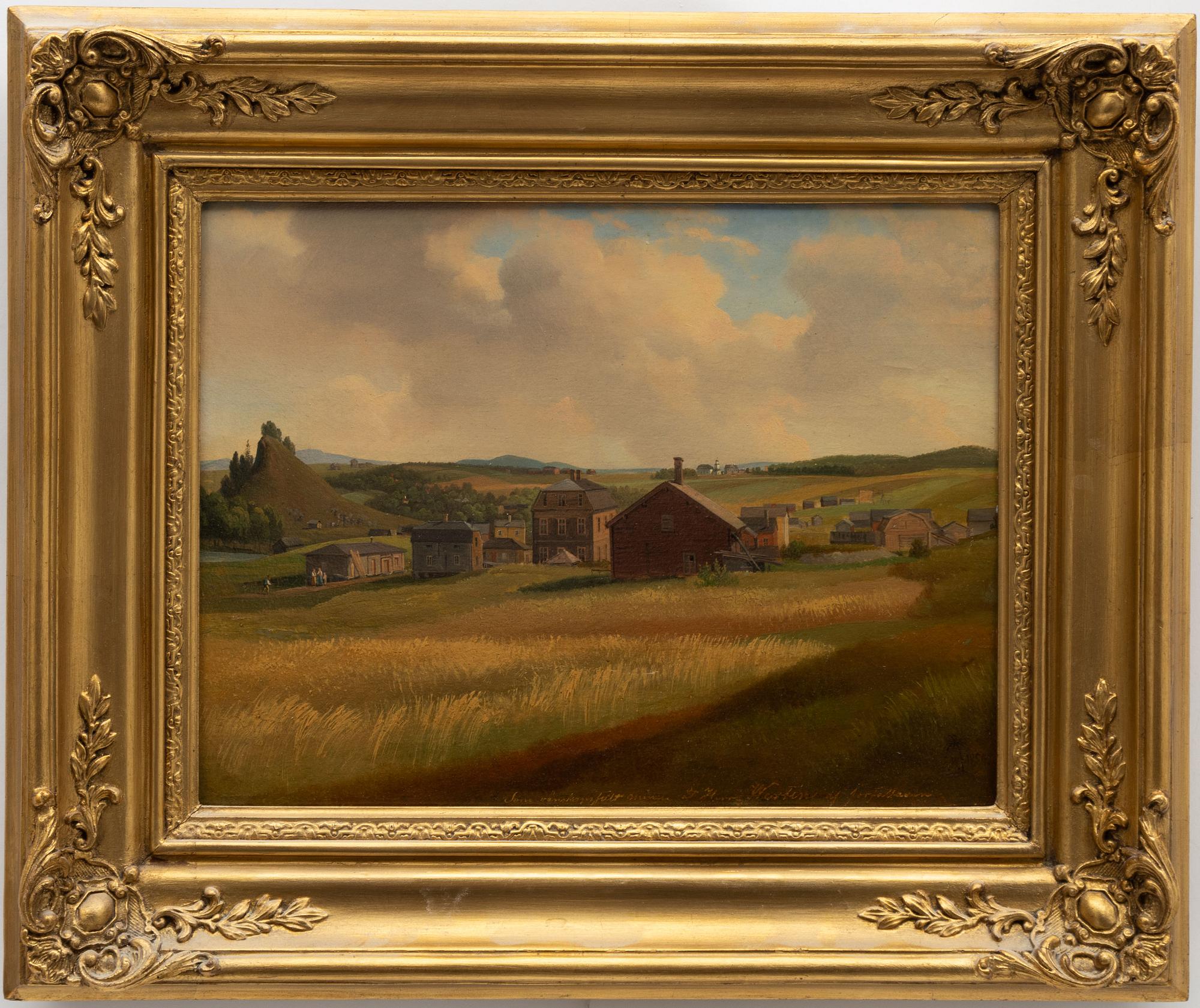 Gustaf Wilhelm Palm, Landscape by the Ångerman River.