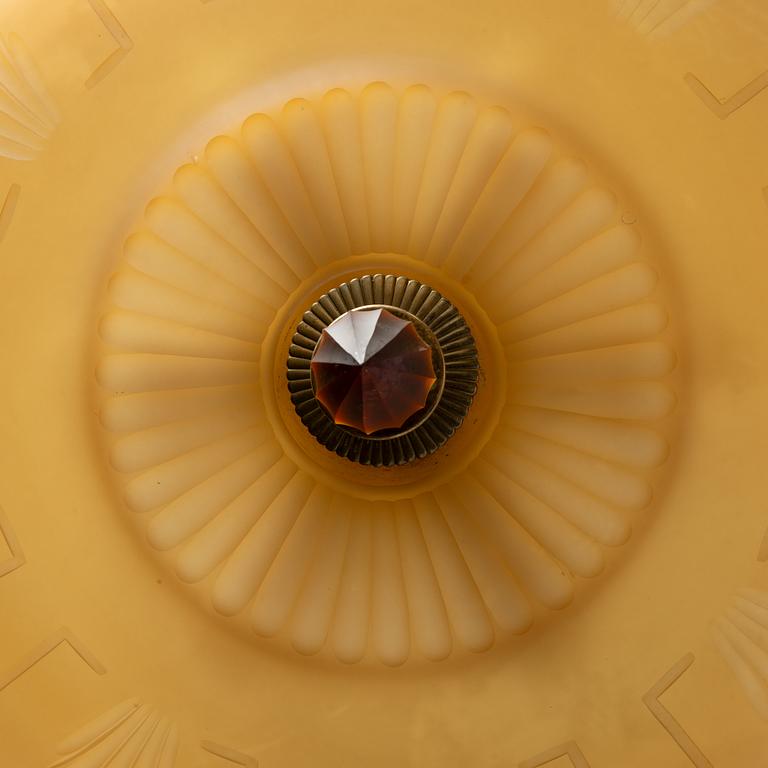 Harald Notini, a model "6658" ceilinglamp, Arvid Böhlmarks Lampfabrik, Stockholm, 1930s.