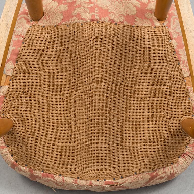 A rocking chair attributed to Philip Arctander.