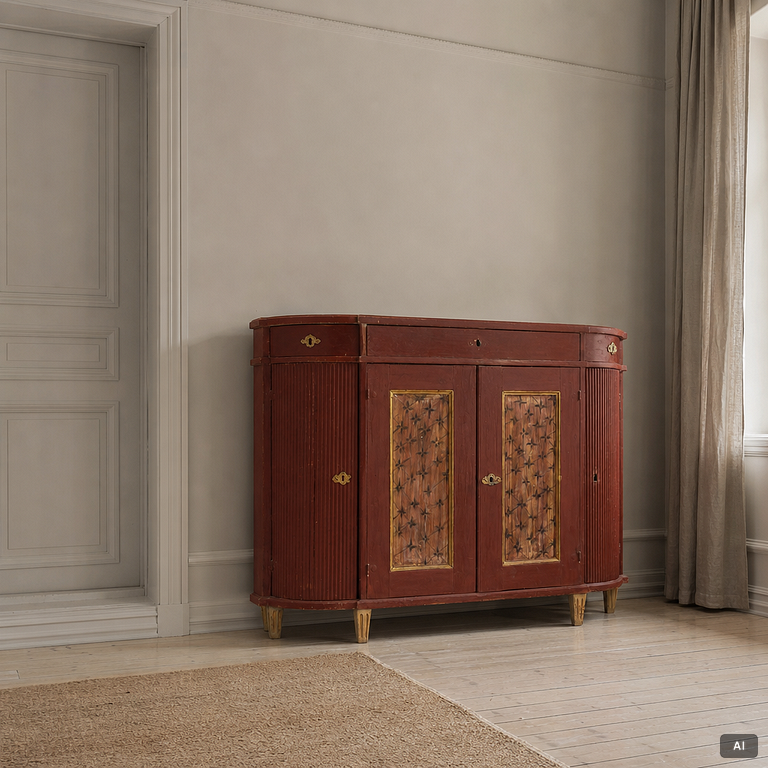 A cabinet, 19th century.
