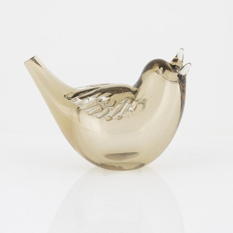 Tyra Lundgren, a glass sculpture of a bird, Venini, Murano, Italy circa 1937-38.