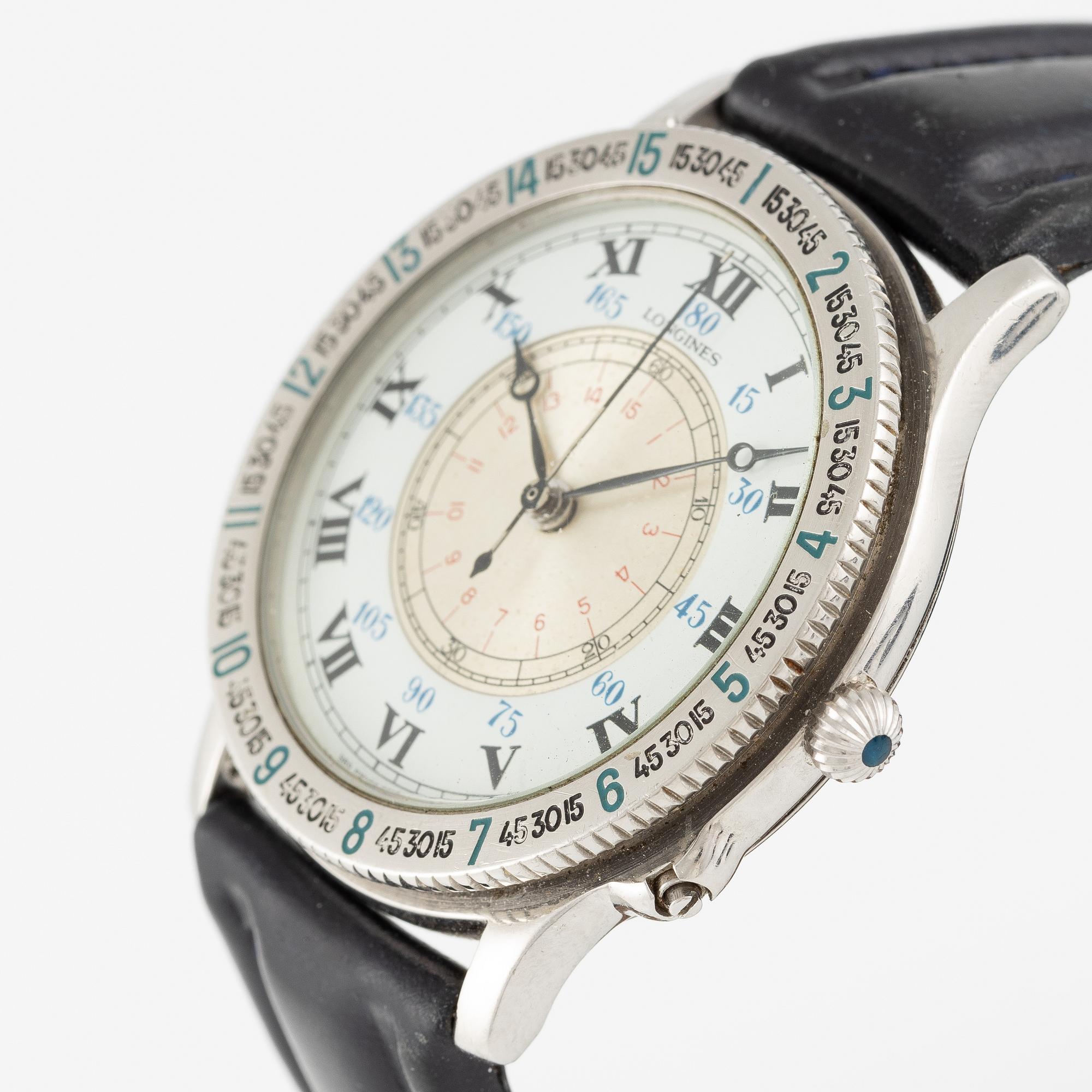 Longines, Lindbergh Hour Angle, wristwatch, 38 mm.