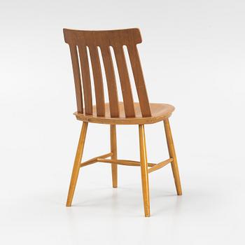 An 'Åsa 551' teak veneered chair by Jan Hallberg, 1963.