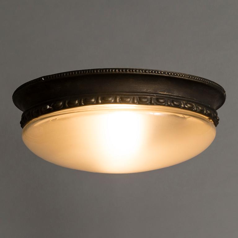 ELIEL SAARINEN OCH EINO SCHRODERUS, A 1918 ceiling light for Taidetakomo Koru Ltd, Helsinki.