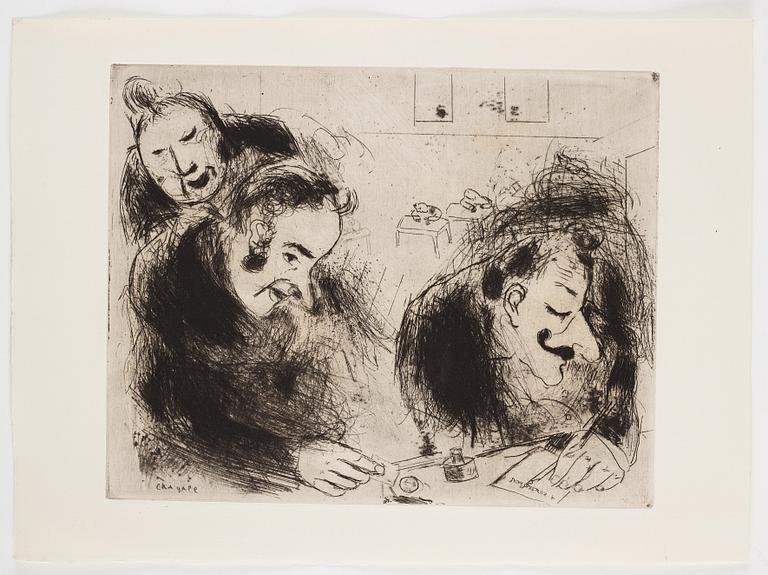 Marc Chagall, MARC CHAGALL, 71 etchings from the edition of 285 examples on Arches/MBM/J. Perrigot paper, 1923-1948.