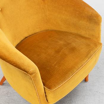 Kerstin Hörlin-Holmquist, A 'Stora Adam' armchairs, Nordiska Kompaniet, mid 20th century.