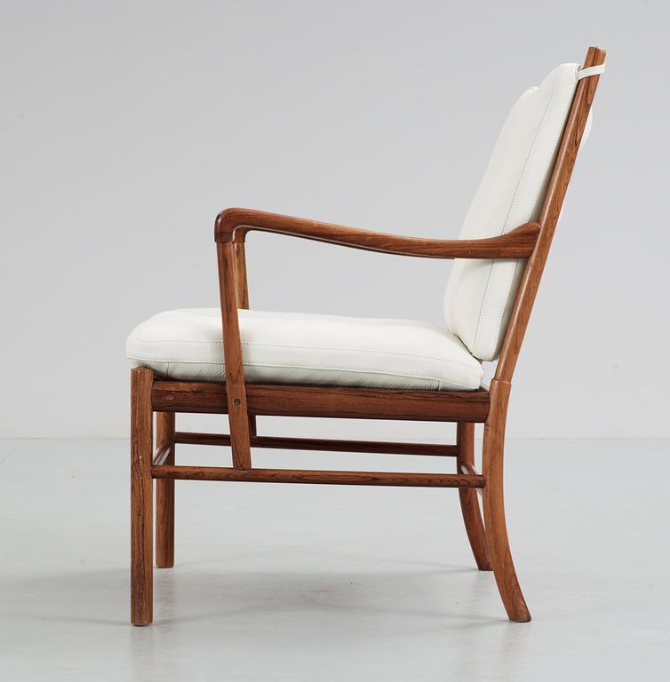 An Ole Wanscher palisander 'Colonial Chair', PJ 149, by Poul Jeppesen, Denmark.