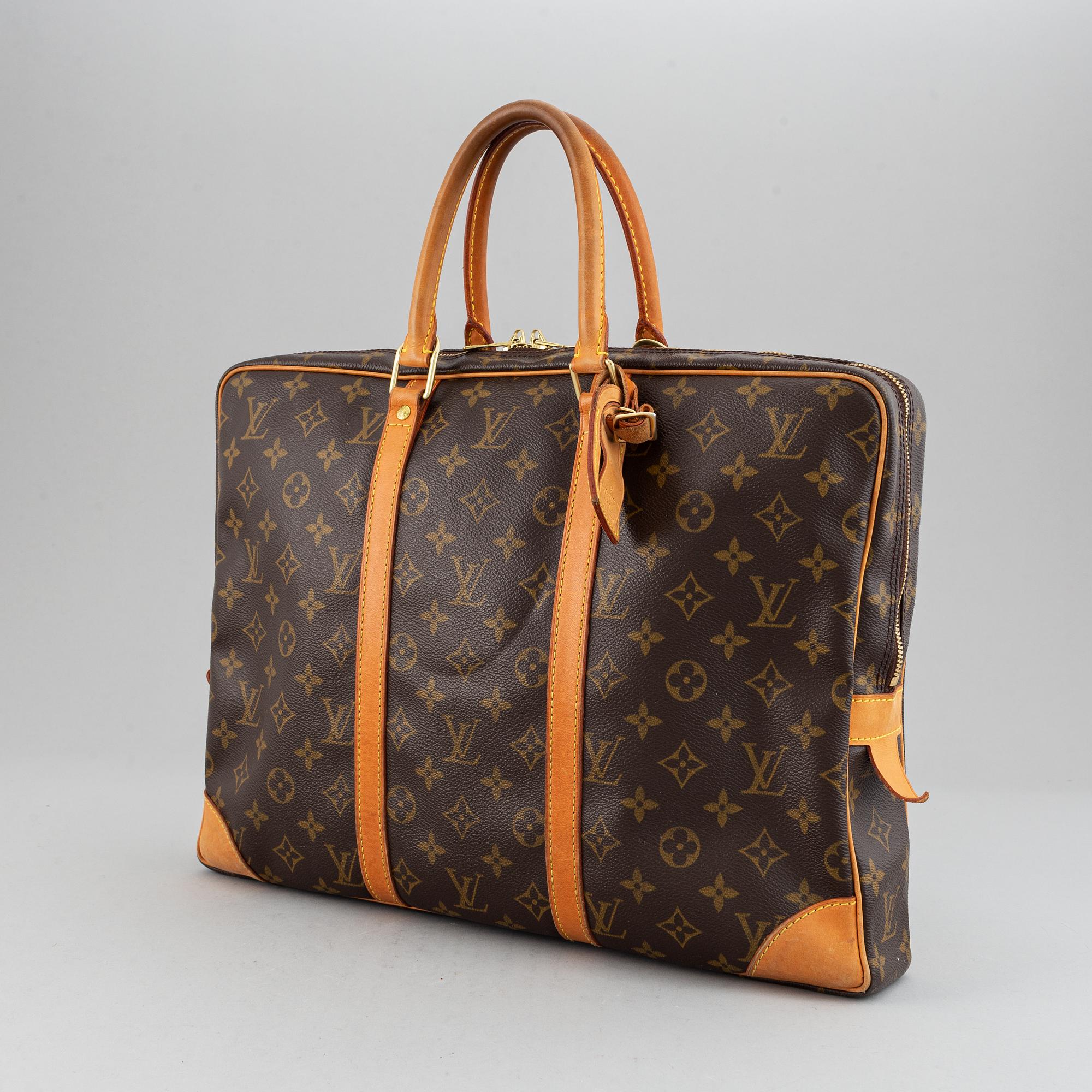 Louis Vuitton, dokumentväska/laptop-väska "Porte Documents Voyage".