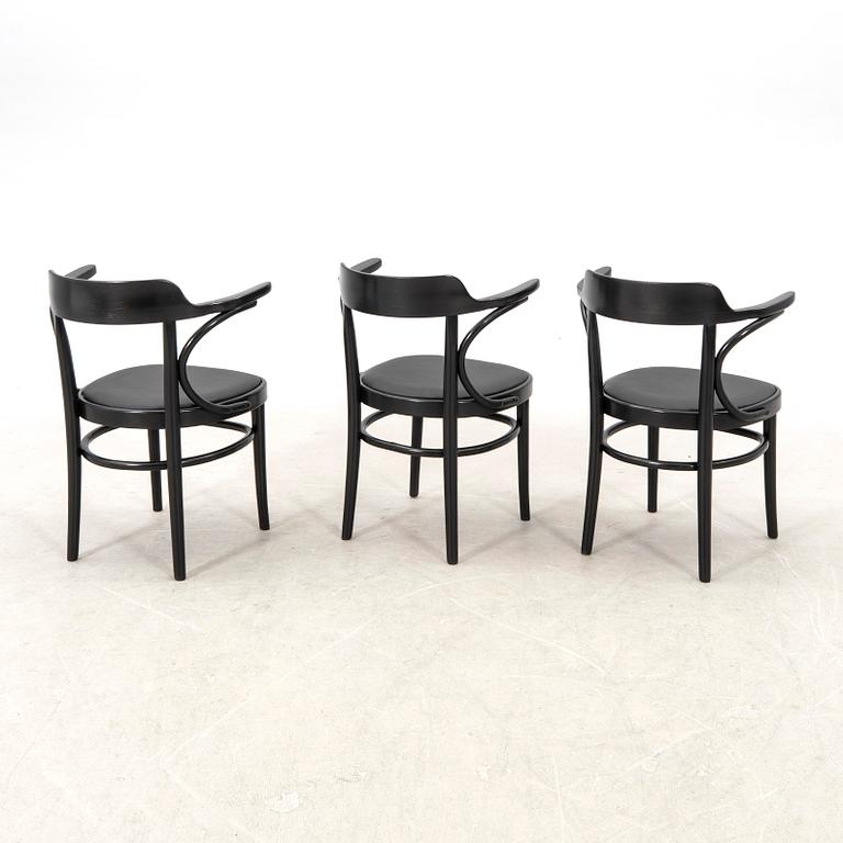 Axel Kandell, karmstolar, 6 st, "Cattelin", Gemla, Diö 1900-talets mitt.