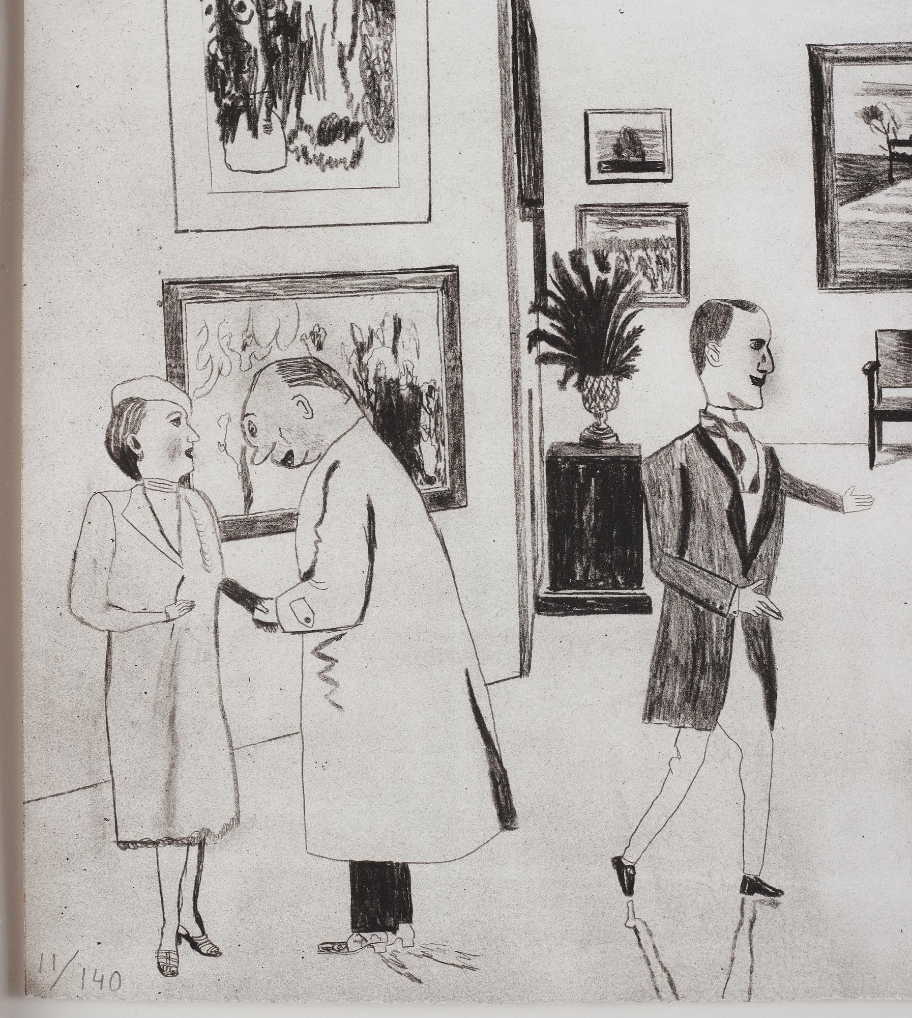 Jockum Nordström, lithograph, 1999, signed 11/140.