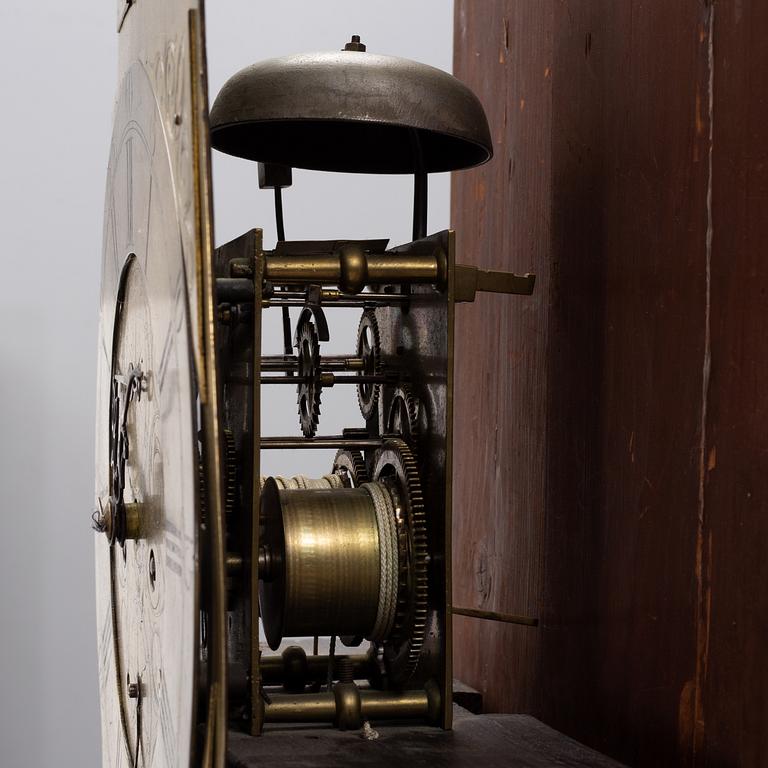 Longcase clock, Scotland, signed Dan Brown Glasgow. 19th century.