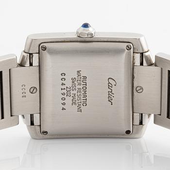 Cartier, Tank, Francaise, wristwatch, 28 x 24 (32) mm.