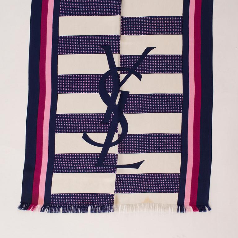 YVES SAINT LAURENT, shawl.