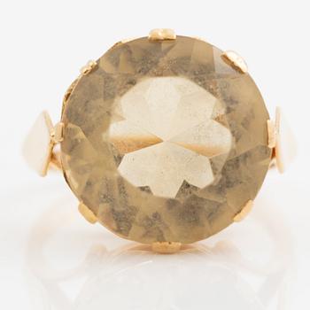 Ring, Stigbert, 18K guld med citrin, 1960-tal.