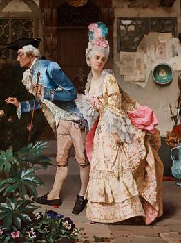Hugo Salmson, Hos blomstermånglerskan.