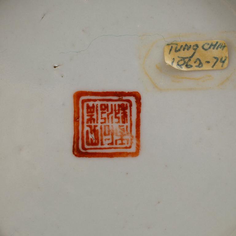 FAT, 2 st, porslin, Kina, 1800/1900-tal.