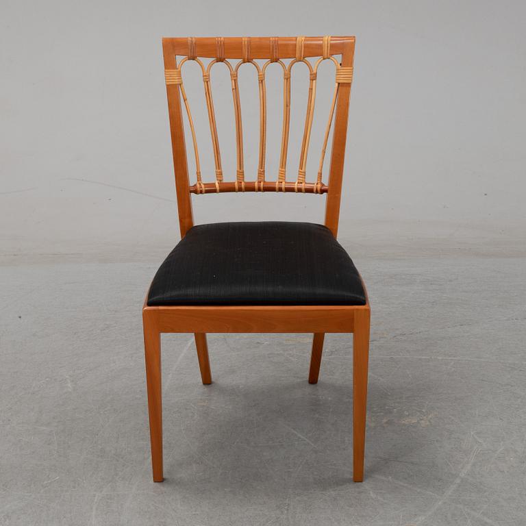 Josef Frank, stolar 6 st, modell 1165, Firma Svenskt Tenn.