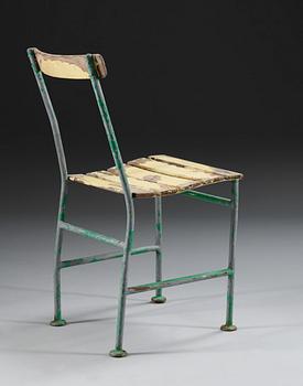 A set of ten Gunnar Asplund garden chairs executed by Iwan B. Giertz, Flen, Sweden.