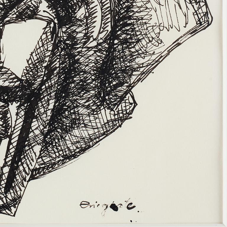 Eric Grate, ink, signed Eric Grate.