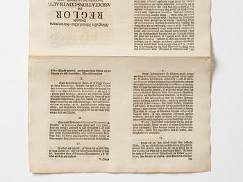 Aktiebrev, Ahlingsåhs Manufaktur Werk (Manufactur-Societet), No 175, 1728.