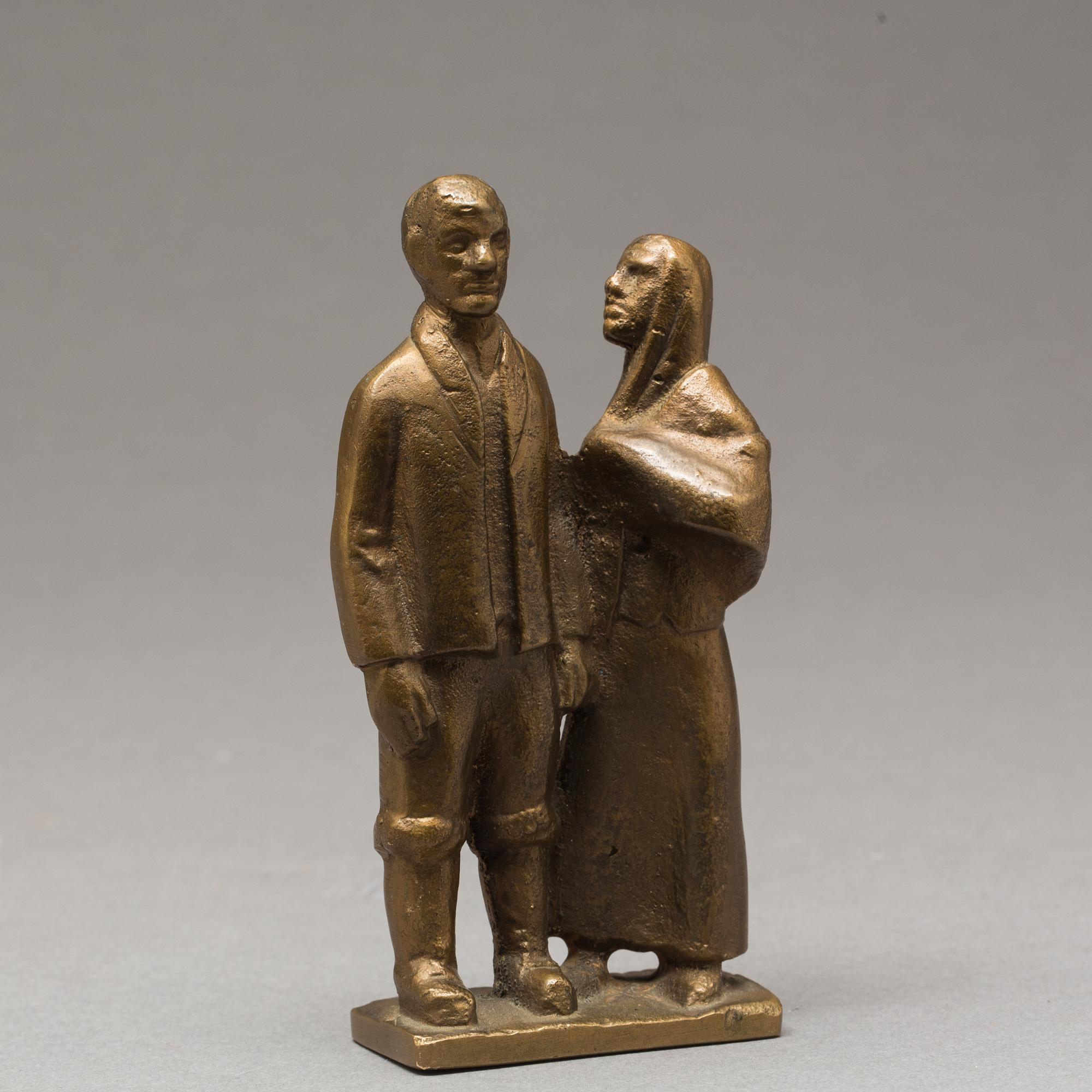 AXEL OLSSON, efter, brons, 1900-talets senare del.