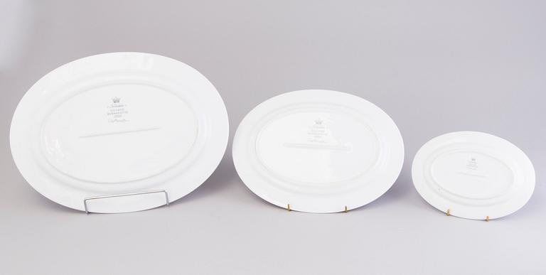 SIGVARD BERNADOTTE, A 58-piece porcelain dinner set, "Christineholm".