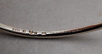 ARMBAND, silver, Stigbert, Stockholm 1974, vikt 16 g.