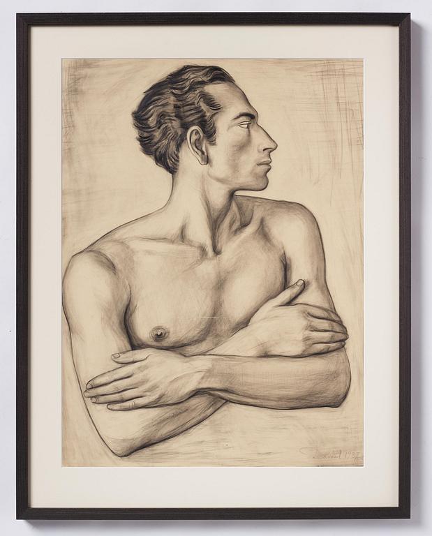 Nils von Dardel, Study of a Man.