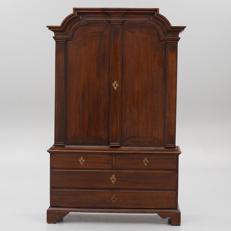 A Rococo cabinet, 18th century.