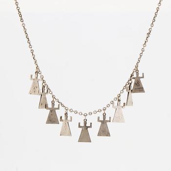 Kalevala Heli 1304643uori, silver plated bronze necklace.