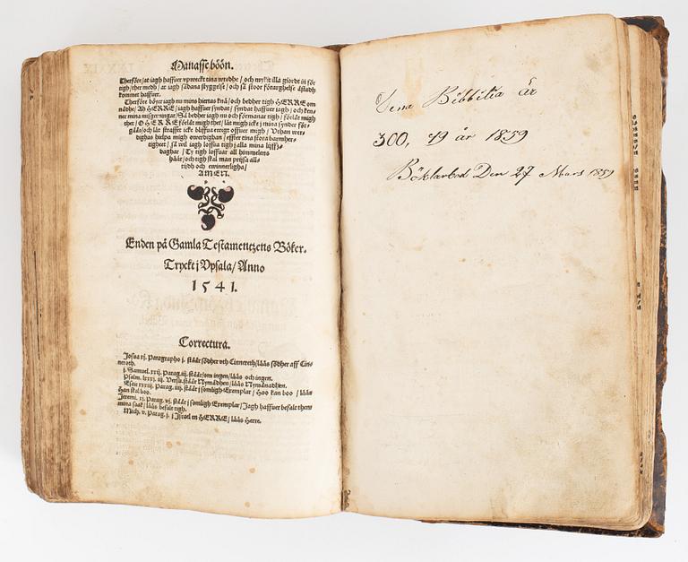 Gustav Vasas bibel, 1540-41.