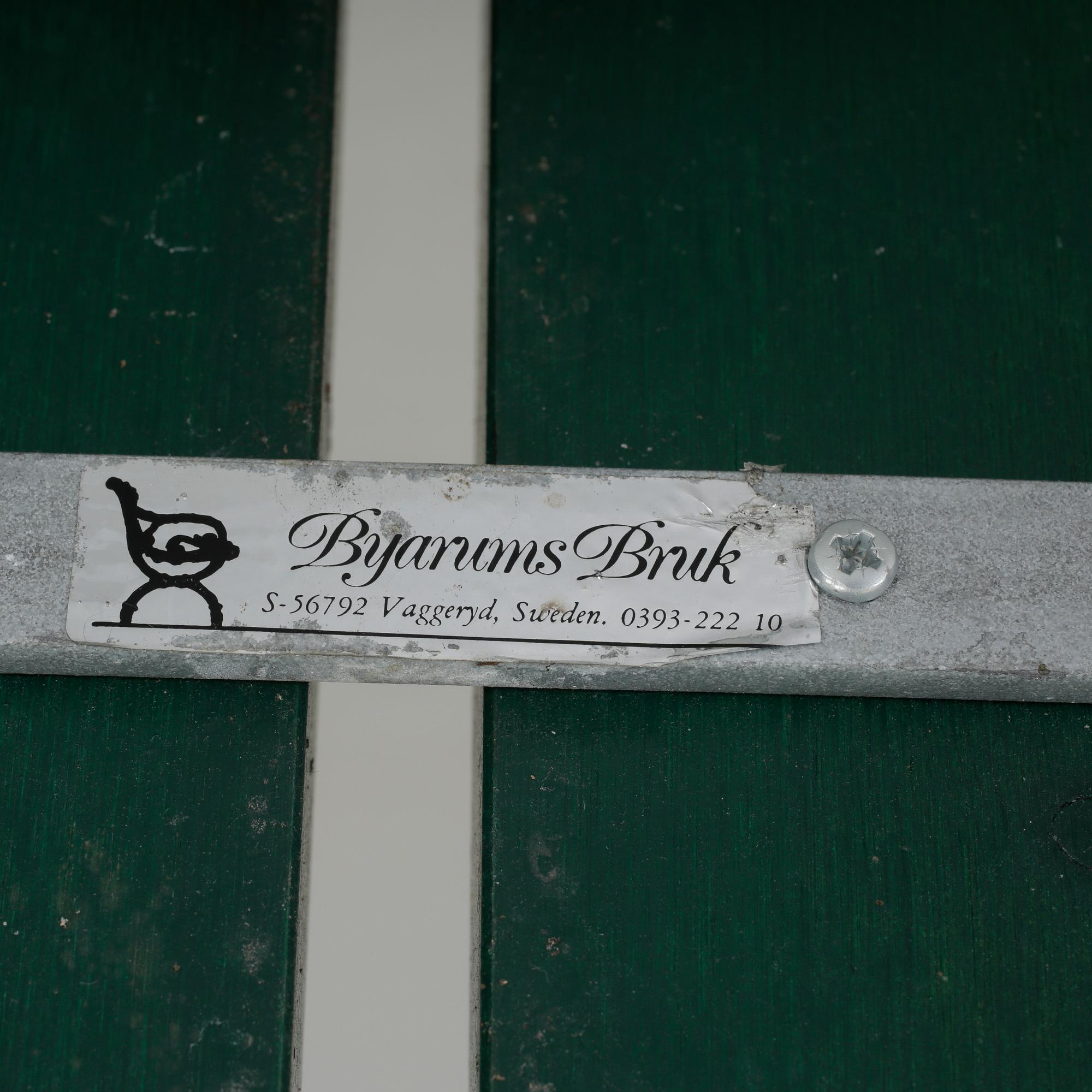 BÄNK, "Sneckan", Folke Bensow, Byarums Bruk, sent 1900-tal.