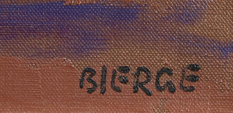 ROLAND BIERGE, olja på duk, sign.
