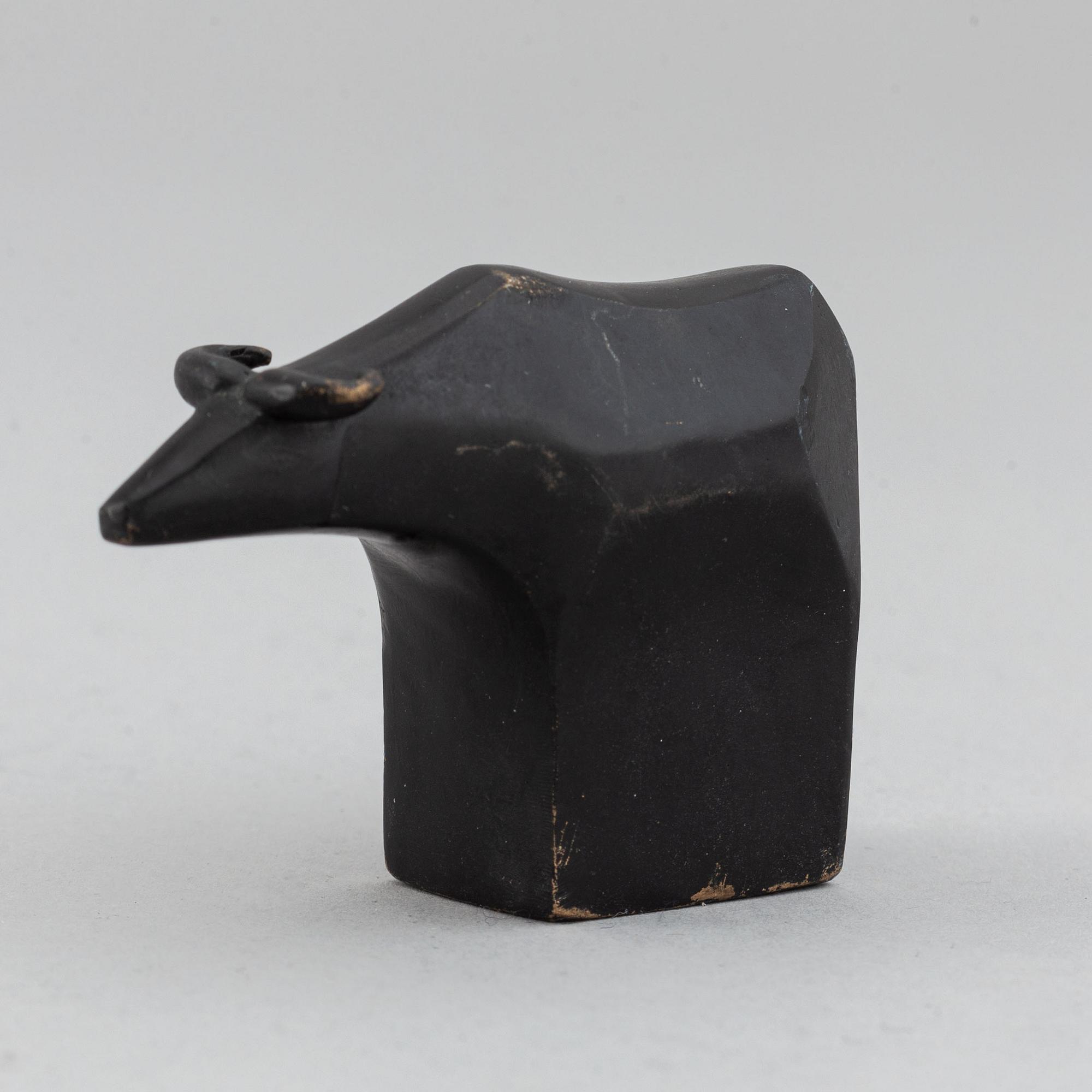 Gunnar Cyrén, skulptur, brons, signerad Cyrén.