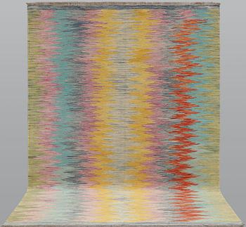 Rug, Kilim, modern design, approx. 249 x 179 cm.