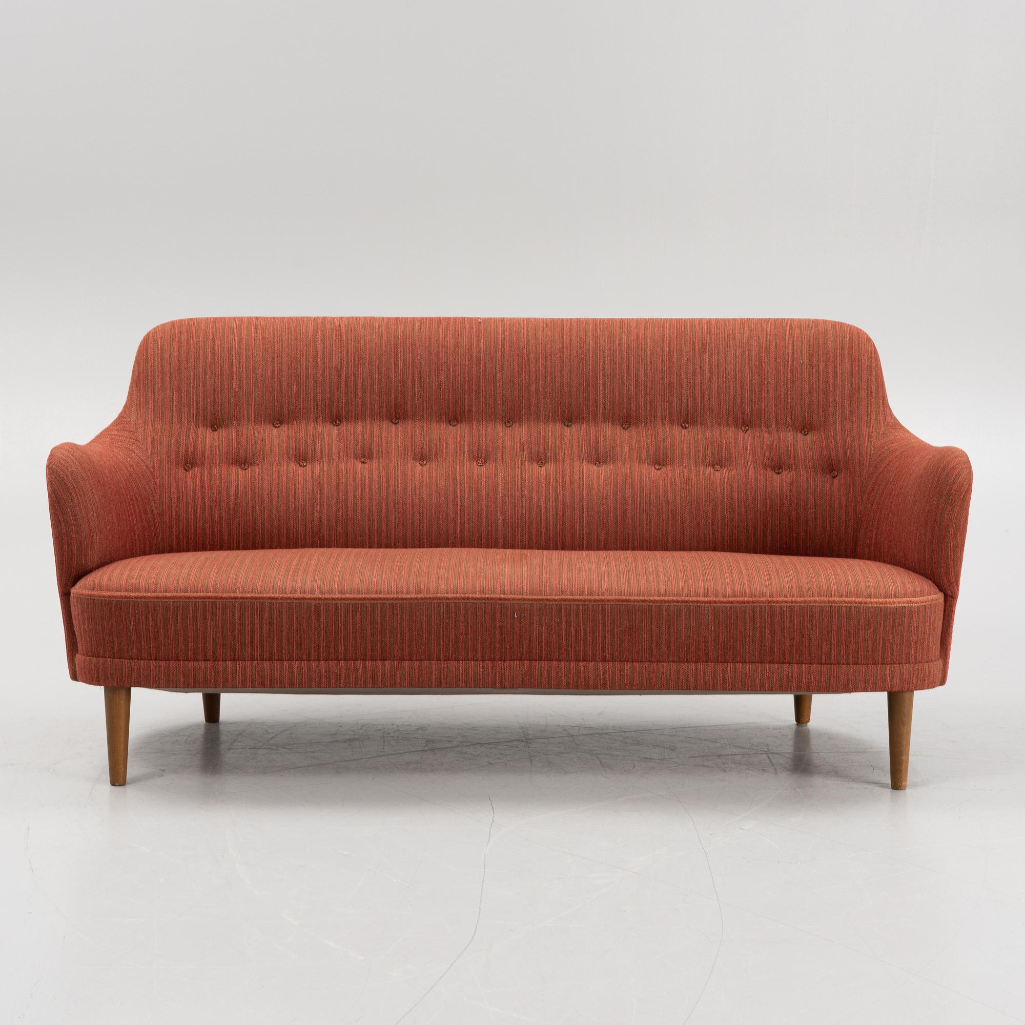 Carl Malmsten, a 'Samsas' sofa, second half of the 20th Century.