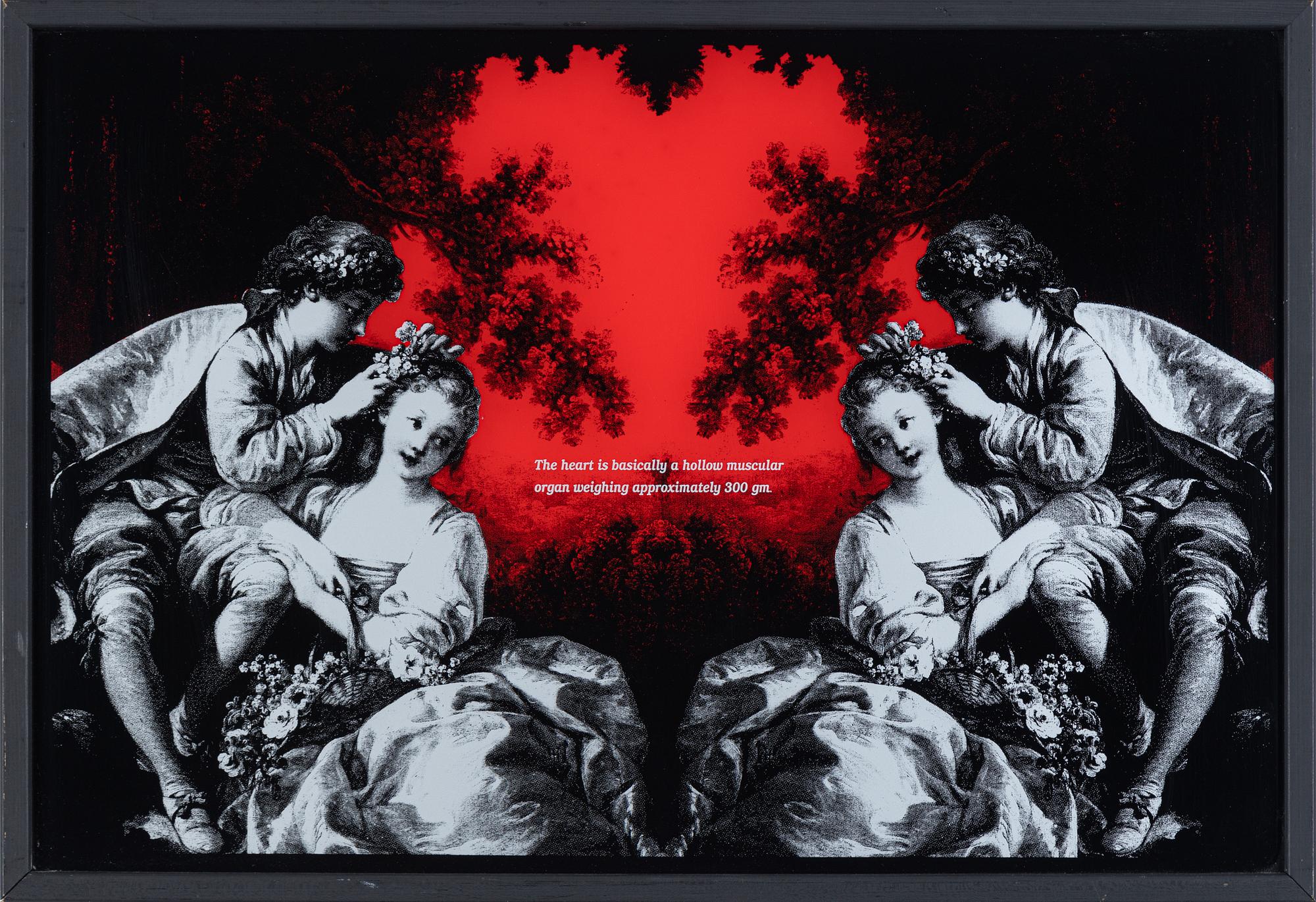 Maya Eizin Öijer, screenprint on acrylic glass, signed and numbered on verso.