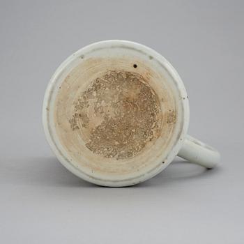 MUGG, porslin, Kina, Qianlong, (1736-95).