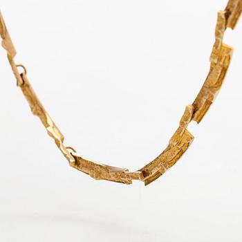 Björn Weckström, collier, "Tundra", 14K guld. Lapponia 1967.