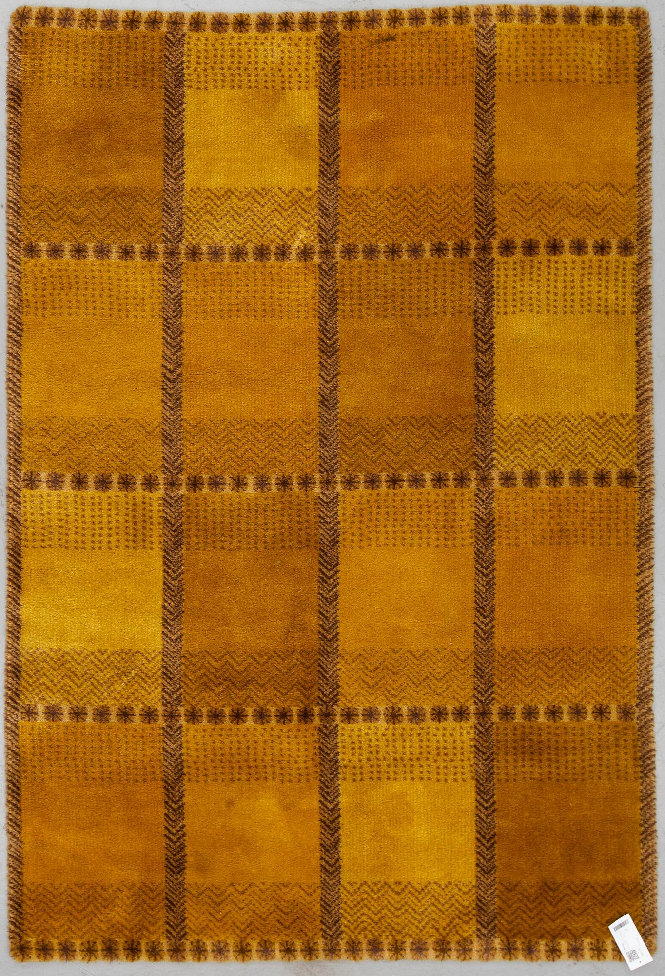 MARIANNE RICHTER, matta, machine made, "Alvastra", serien Östergyllen, ca 196 x 135 cm.