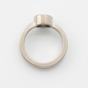 Ring, white gold with brilliant-cut diamond 1.56 ct.