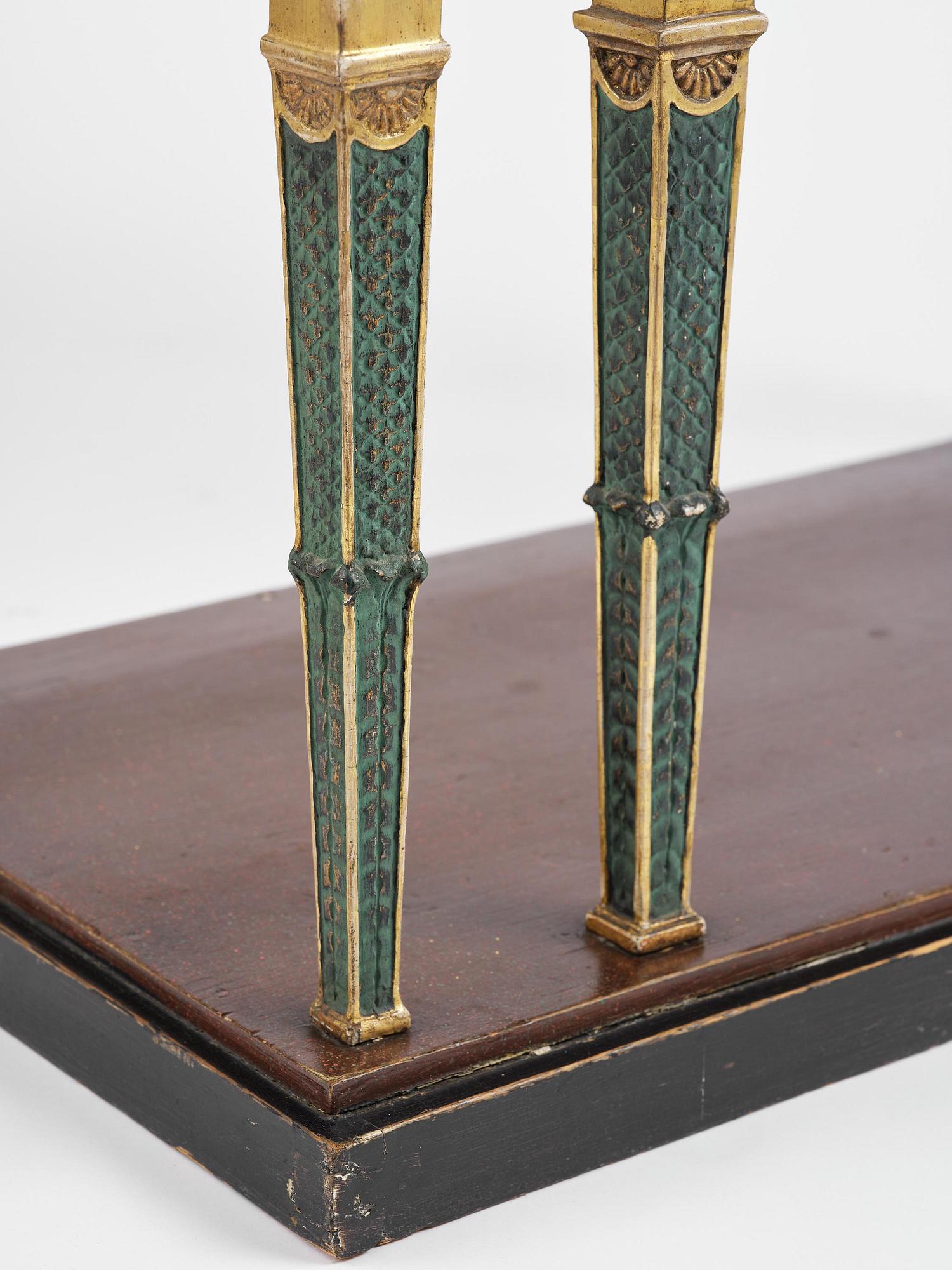 Konsolbord, Stockholmsarbete, omkring år 1800, Sengustavianskt.