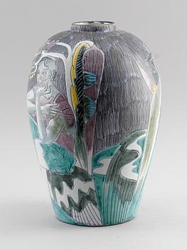 LOCKURNA, keramik, Marian Zawadski, Tilgmans, signerad, daterad 1960.