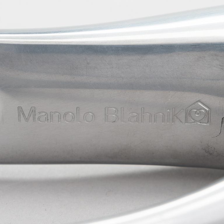 A metal shoe horn by Manolo Blahnik, 2000s.
