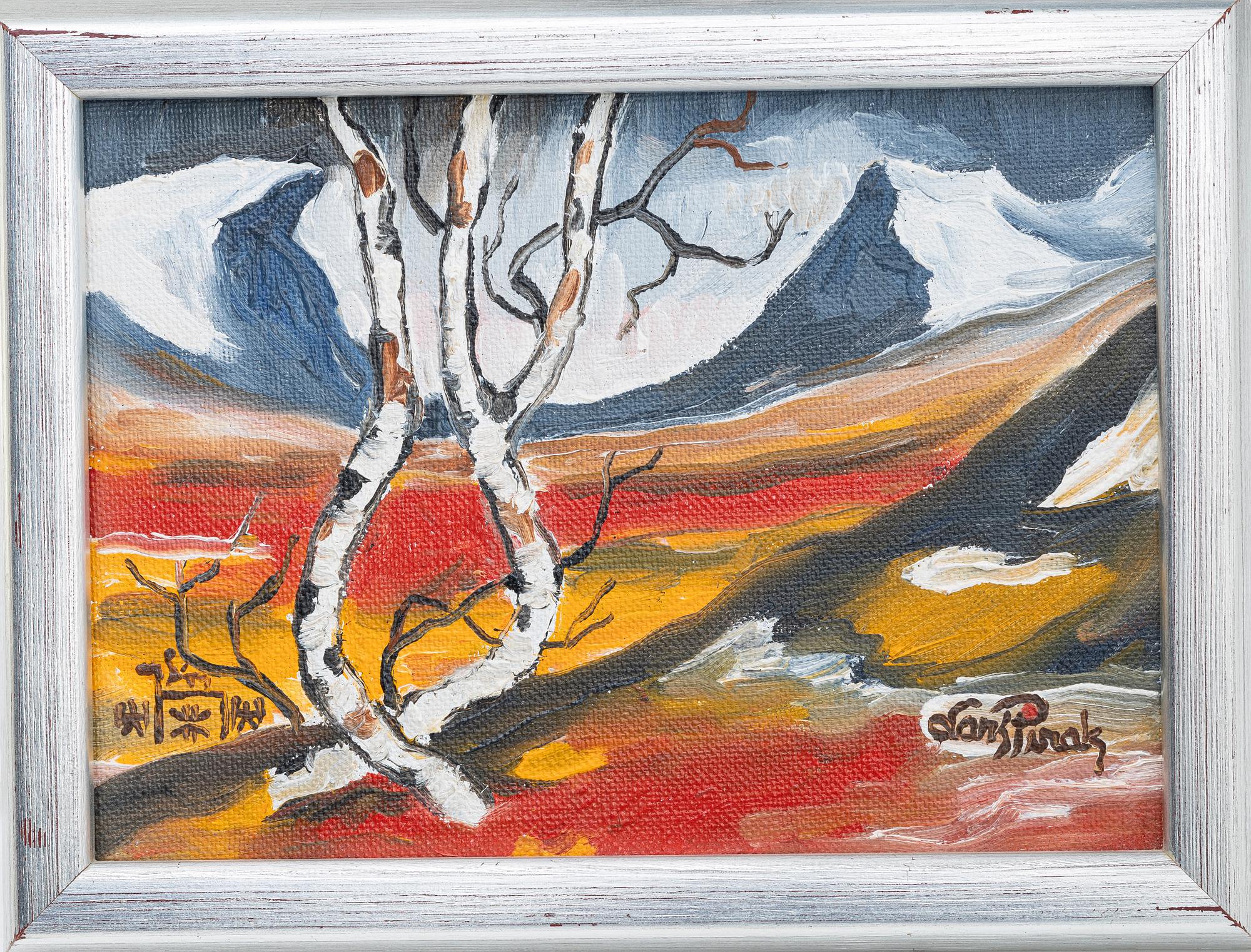 Lars Pirak, Mountain landscape.