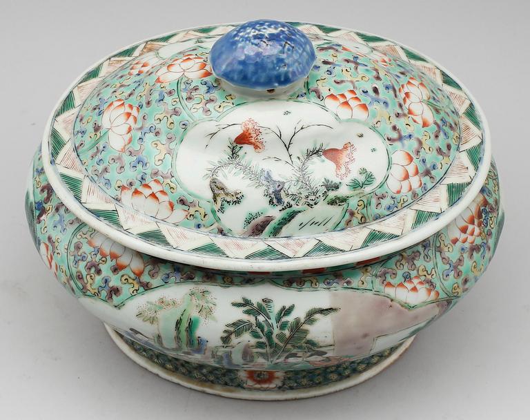 TERRIN, porslin, Kina, 1800-/1900-tal.