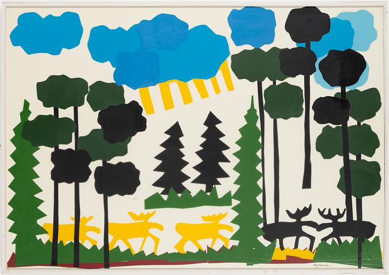 Slas (Stig Claesson), Elks in the Forest.