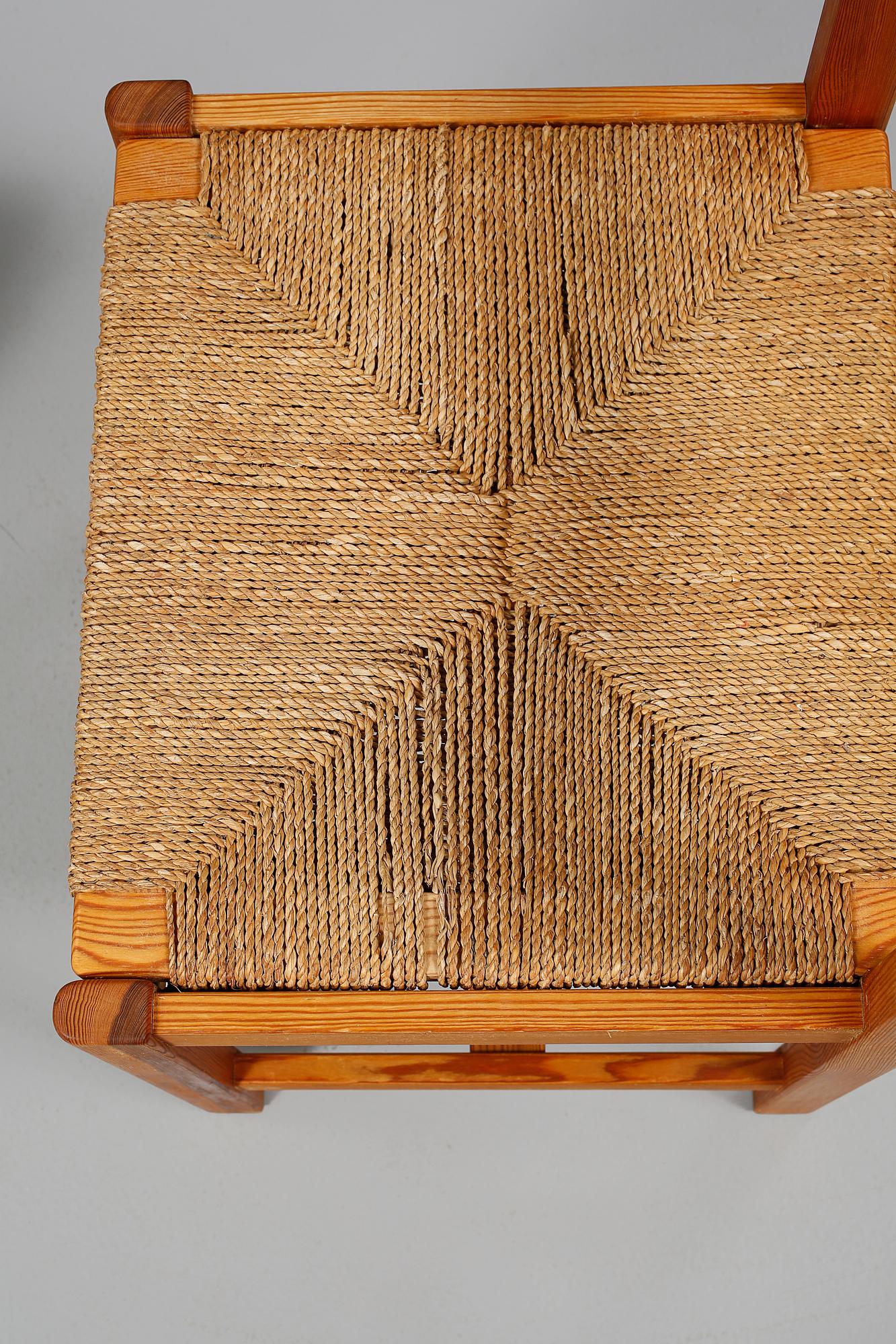 MATSALSGRUPP, 8 delar, Furu, ur serien Asserbo, Børge Mogensen för Karl Andersson & Söner.