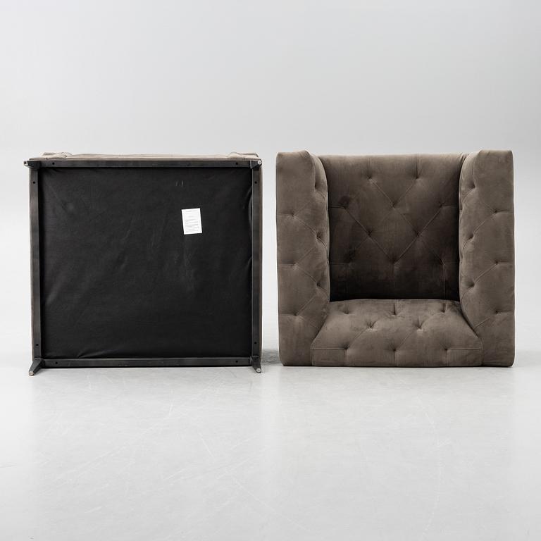 Fåtöljer, ett par, "Raffles", Eichholtz, samtida.