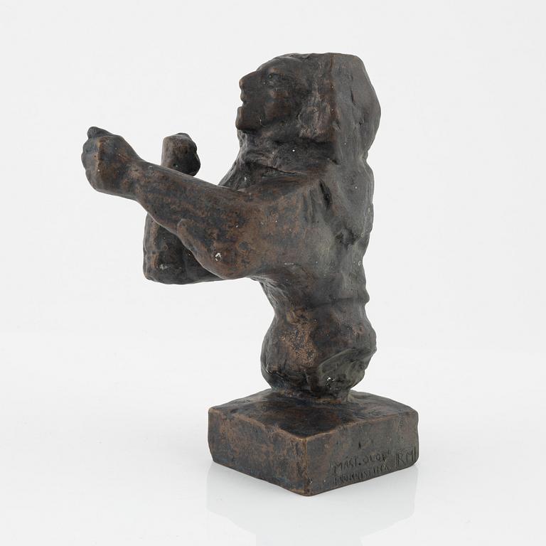 Bror Marklund, sculpture, signed,bronze, height 23 cm.